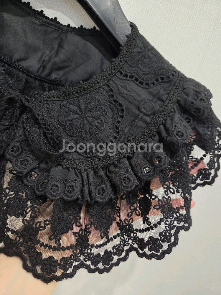 레이스넥케이프칼라 랑방 쥬크마인 온앤온 로엠--5