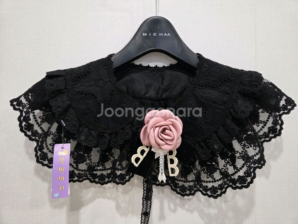 레이스넥케이프칼라 랑방 쥬크마인 온앤온 로엠--7