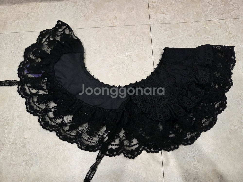 레이스넥케이프칼라 랑방 쥬크마인 온앤온 로엠--6