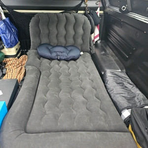 차량용 에어매트 튜브형 1회피칭한상태