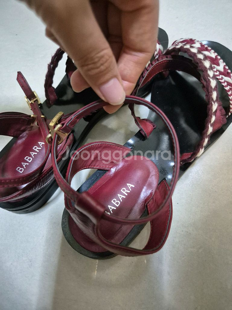 바바라 스트랩 샌들 235--2