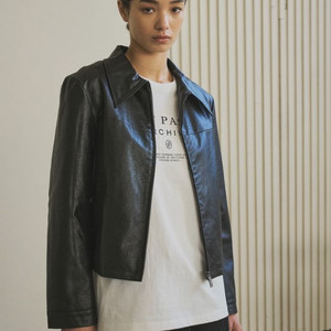 시야쥬 레더 자켓