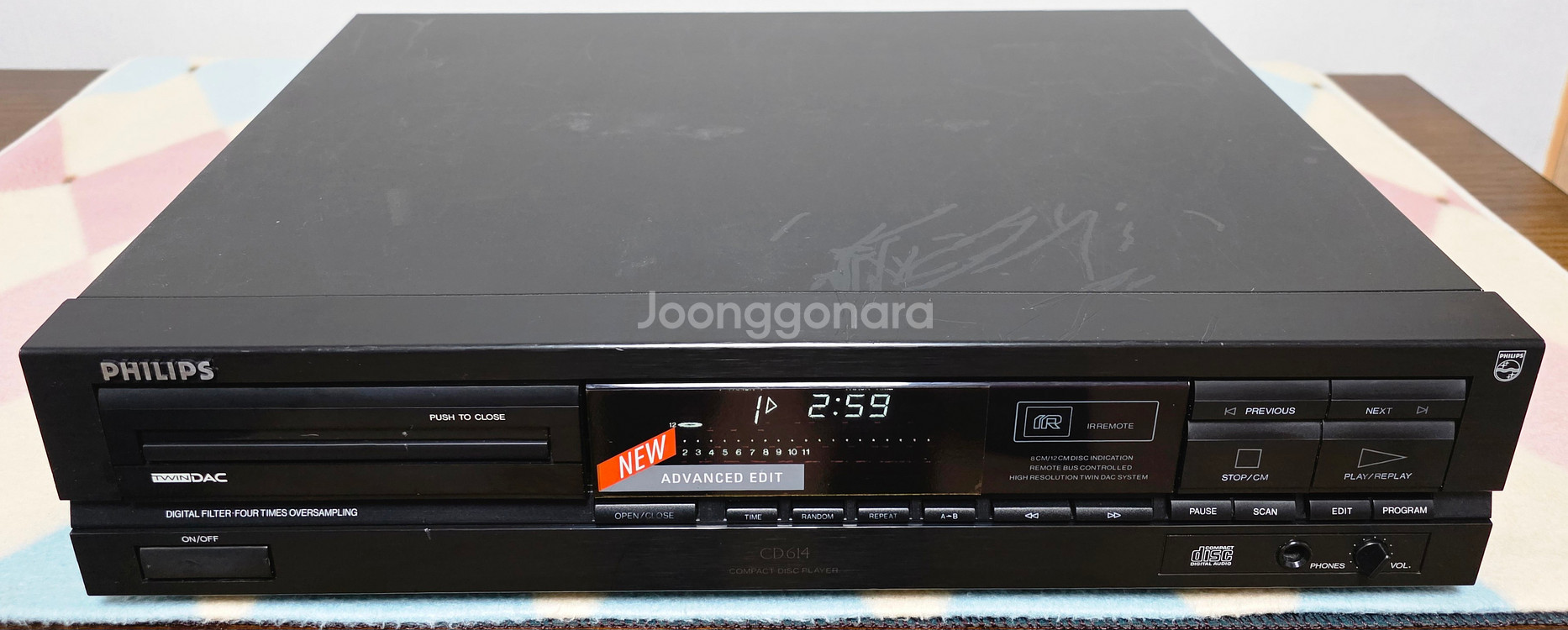 필립스 CD 플래이어 CD614--1