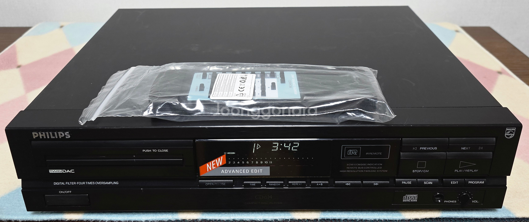 필립스 CD 플래이어 CD614--2