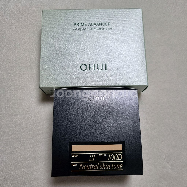 [새상품]오휘 얼티밋 커버 데니어 쿠션세트(본품+리필)--4