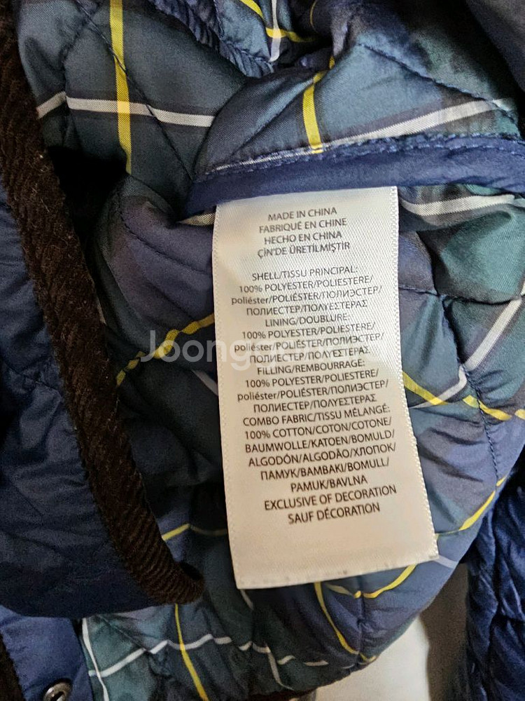 폴로 랄프로렌 키즈 네이비 퀼팅 자켓 사이즈 8--4