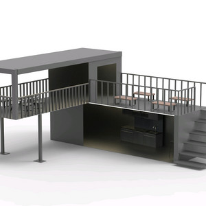 행사용 2층 컨테이너 부스