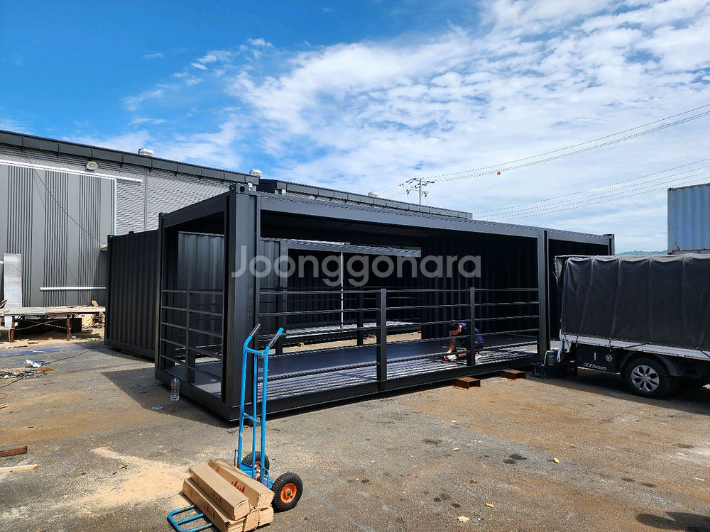 행사용 2층 컨테이너 부스--4