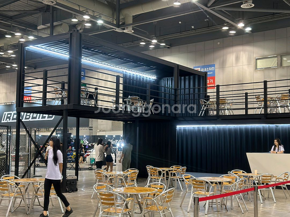 행사용 2층 컨테이너 부스--2