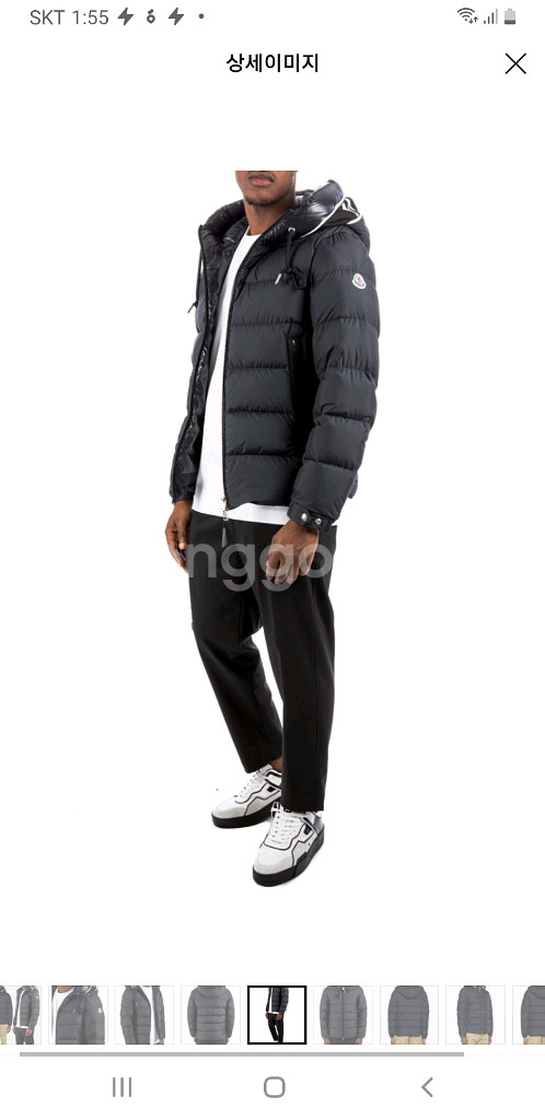 몽클레어 패딩카테레 블랙 2--3