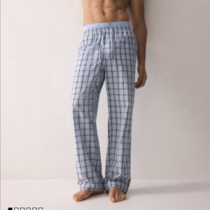 H&M 남성 포플린 파자마 팬츠 XS