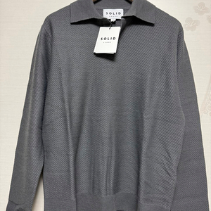 [미착용] 솔리드옴므 카라넥니트 95