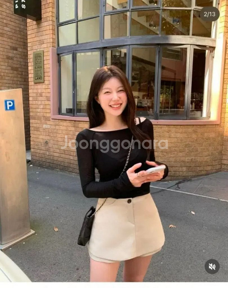 릴리코츠 포니 스커트 베이지 s--0