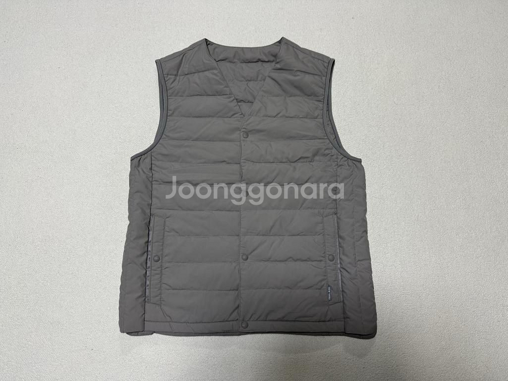 올젠 구스다운 경량패딩 조끼 남성용 105사이즈--0