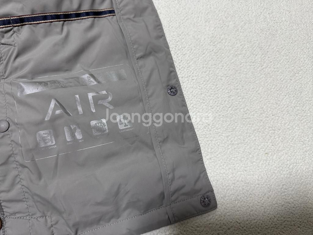 올젠 구스다운 경량패딩 조끼 남성용 105사이즈--6