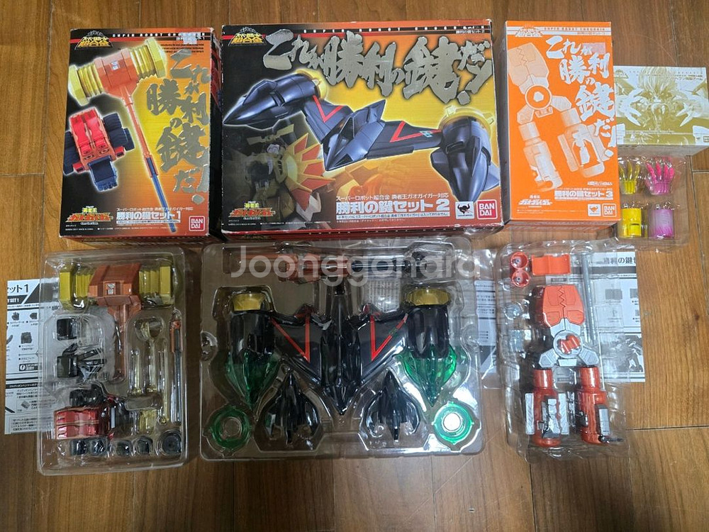 배송료포함 초합금 가오가이거 승리의열쇠 풀세트 판매--0