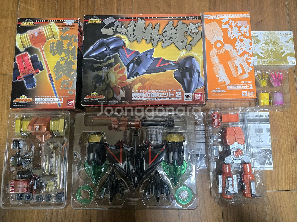 배송료포함 초합금 가오가이거 승리의열쇠 풀세트 판매--3