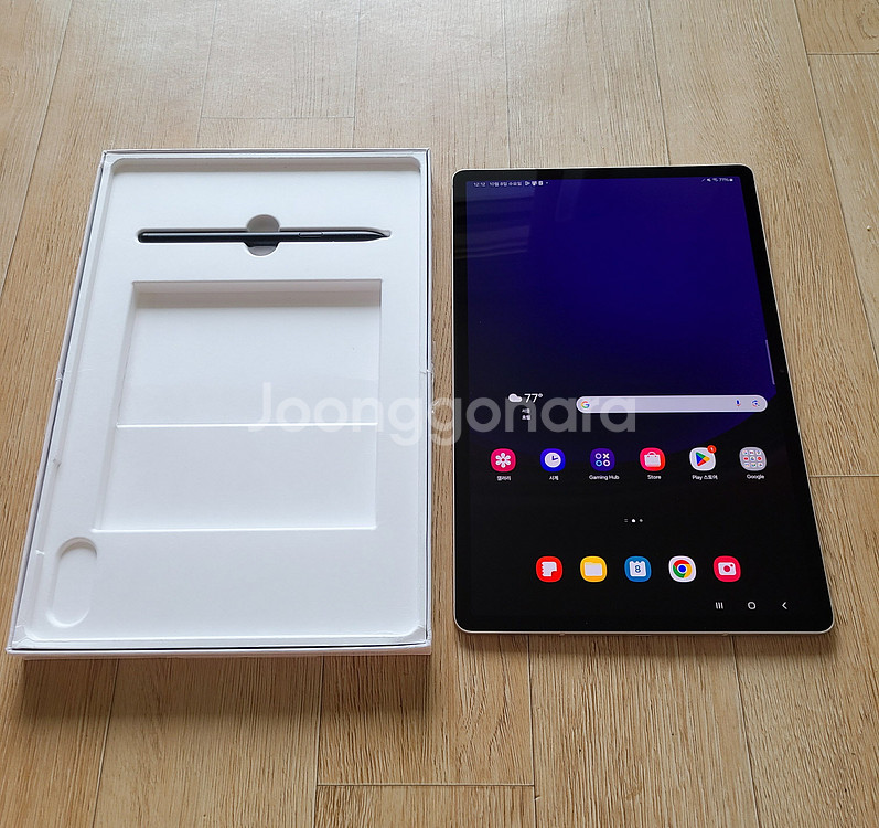 부산 갤럭시 탭 S9+플러스 256GB 베이지+케이스--0