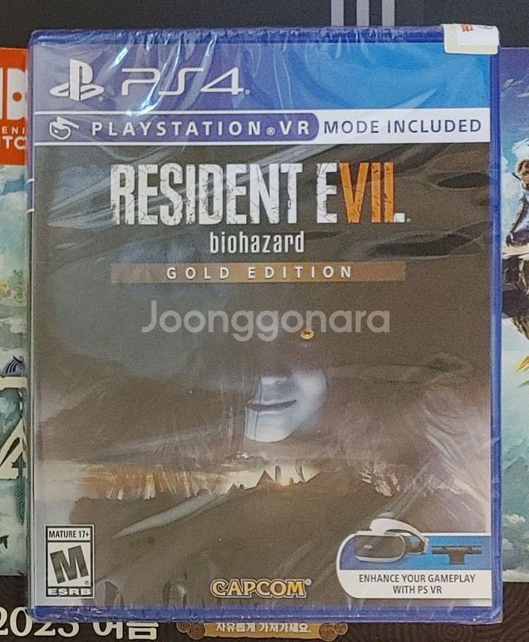 (미개봉)PS4바이오하자드7 골드에디션 무삭제팝니다!--0