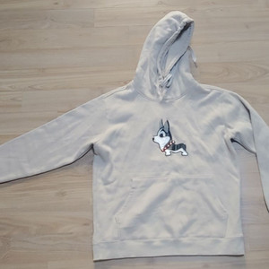 L.LAMO 블랙코기 후드티 (사이즈 M)