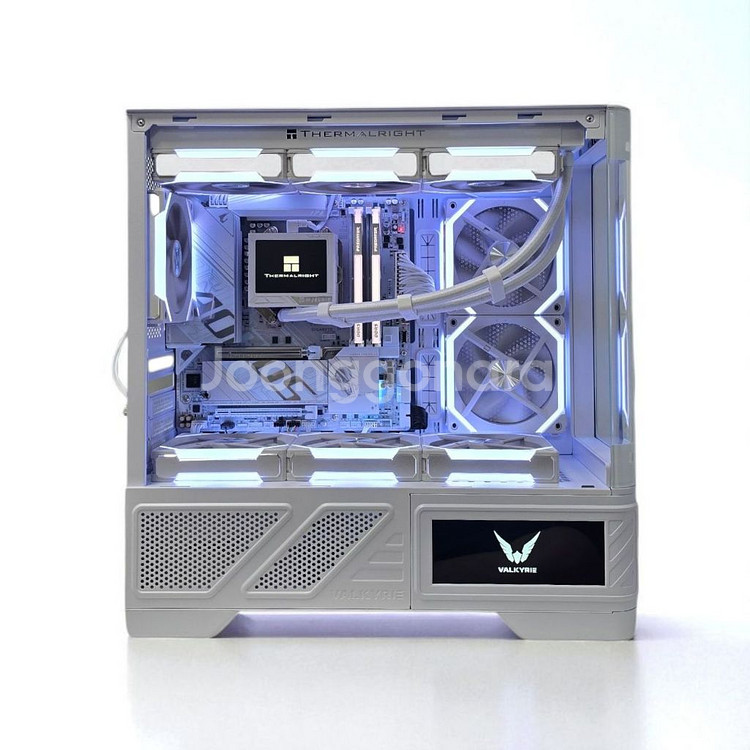 라이젠9800XD 조립컴퓨터 화이트 반본체--2