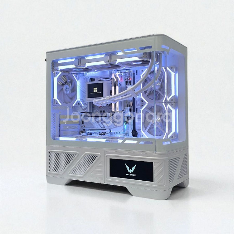 라이젠9800XD 조립컴퓨터 화이트 반본체--0