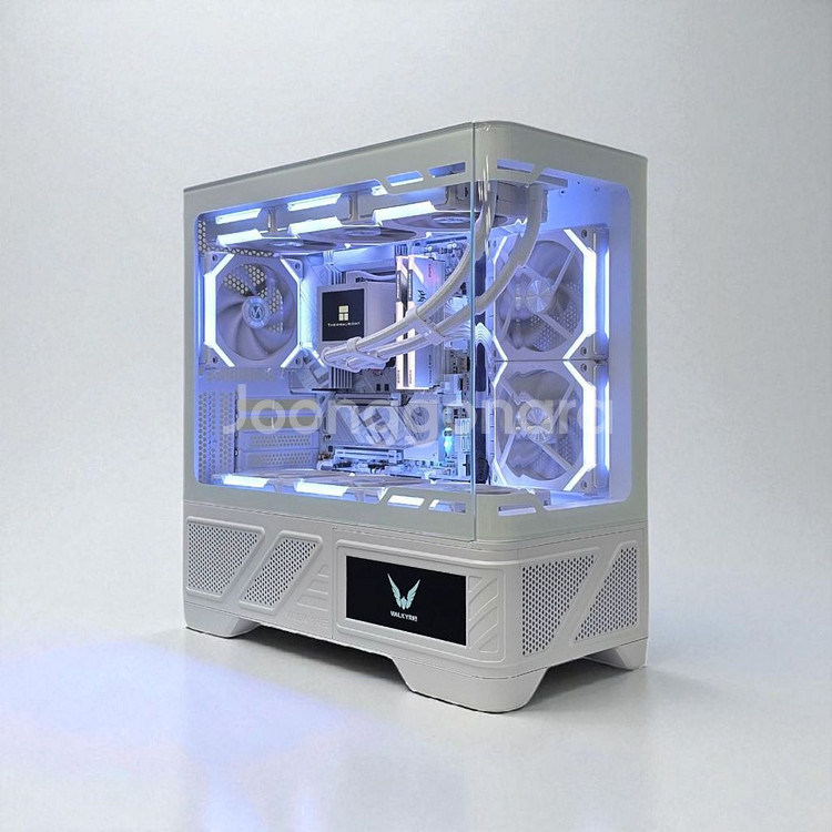 라이젠9800XD 조립컴퓨터 화이트 반본체--1