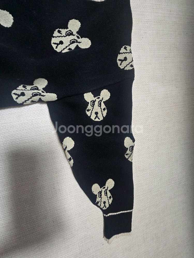 리미떼두두 가디건S 곰 베어 블랙 택포--16