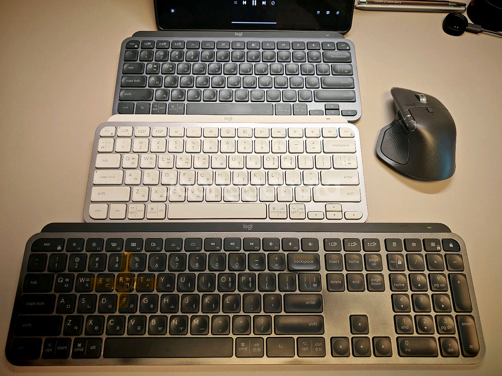 로지텍 키보드mx keys 키캡 + 힌지--0