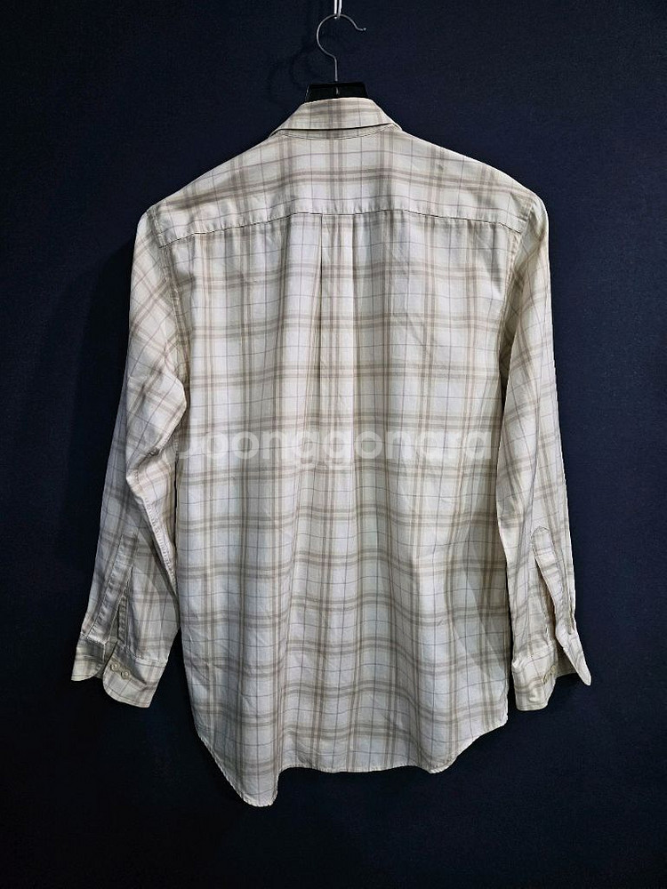 버버리 스트라이프 체크 남성 100 긴팔셔츠--1