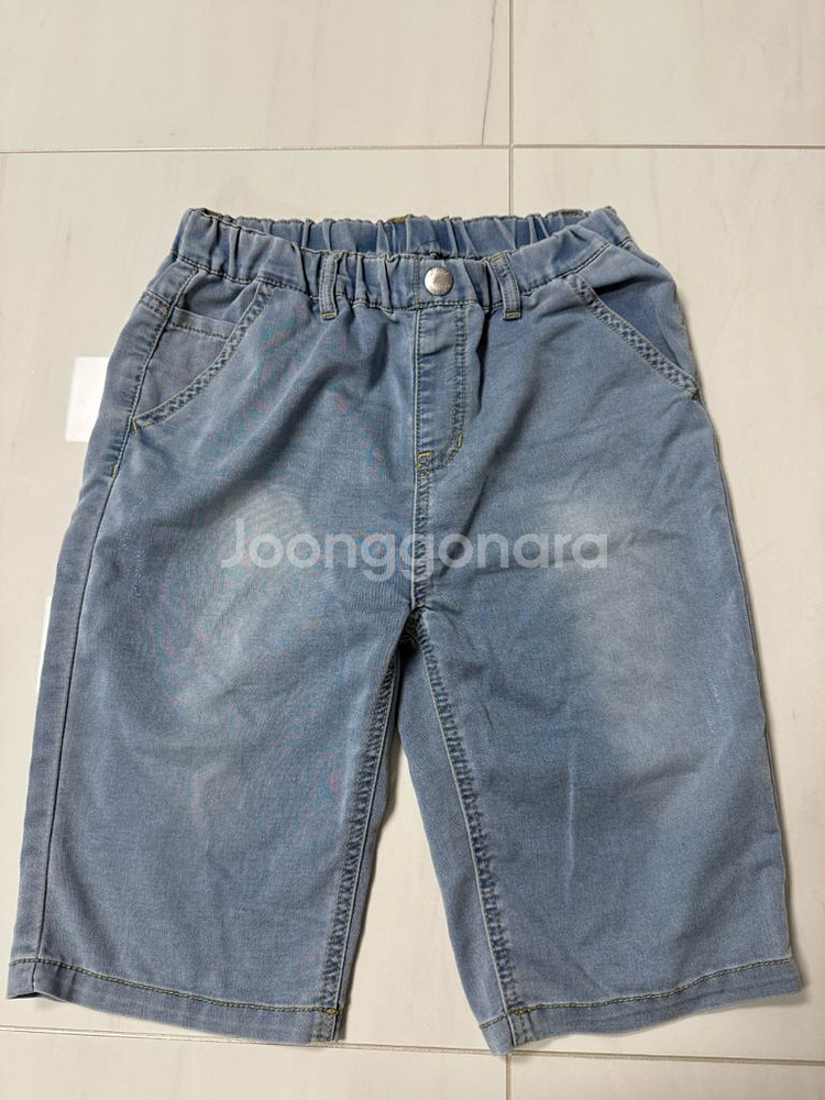 슈슈앤크라 아동 데님 반바지 160호--0