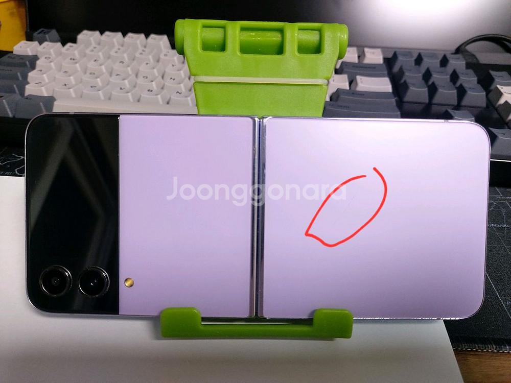 갤럭시Z 플립4 512GB 라벤더 팝니다--6