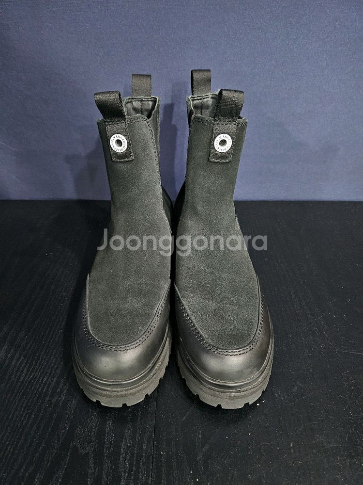 베르사체 진 쿠튀르 블랙컬러 남성 255 세무 부츠--0