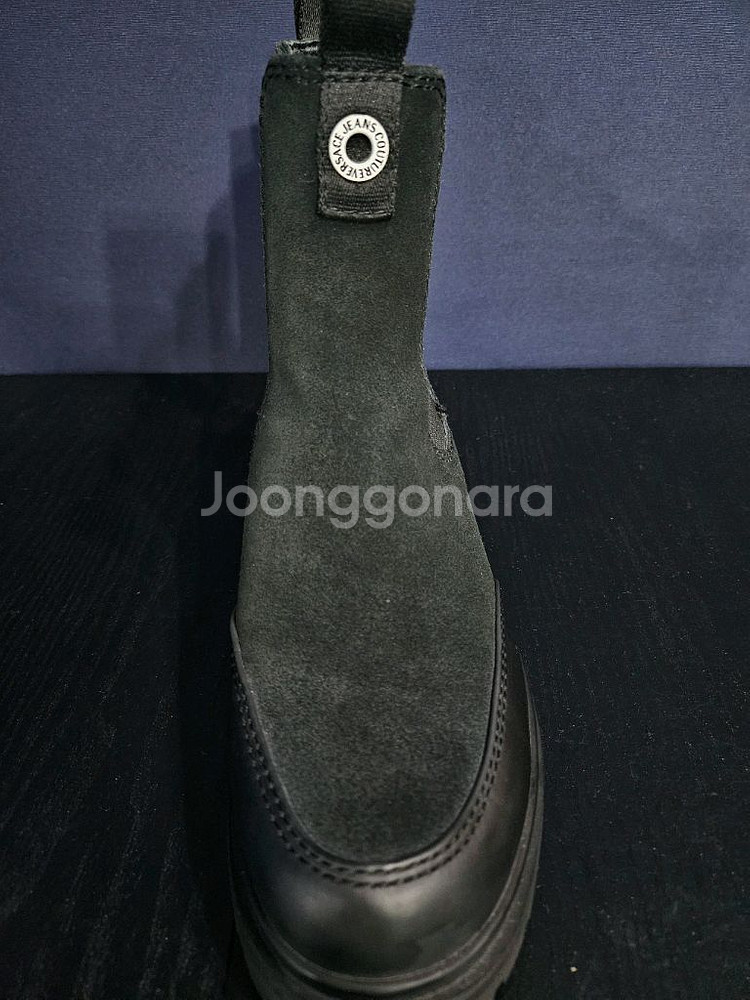 베르사체 진 쿠튀르 블랙컬러 남성 255 세무 부츠--4