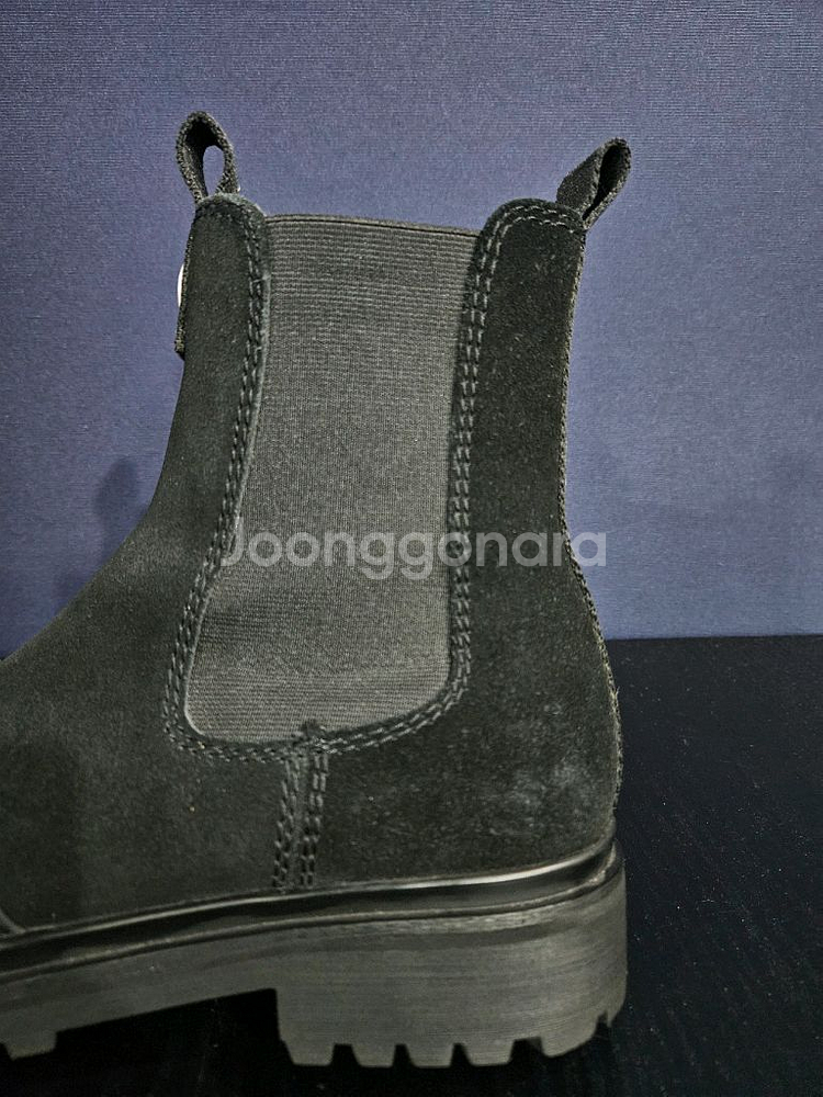 베르사체 진 쿠튀르 블랙컬러 남성 255 세무 부츠--6