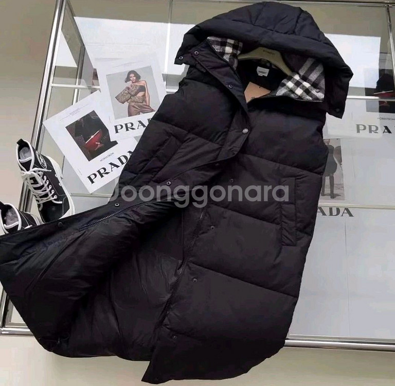 [미착용/텍있음] 롱 패딩 조끼 팝니다--2