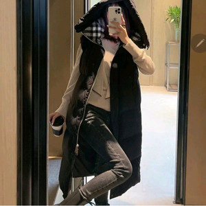 [미착용/텍있음] 롱 패딩 조끼 팝니다