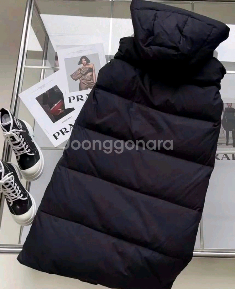 [미착용/텍있음] 롱 패딩 조끼 팝니다--3