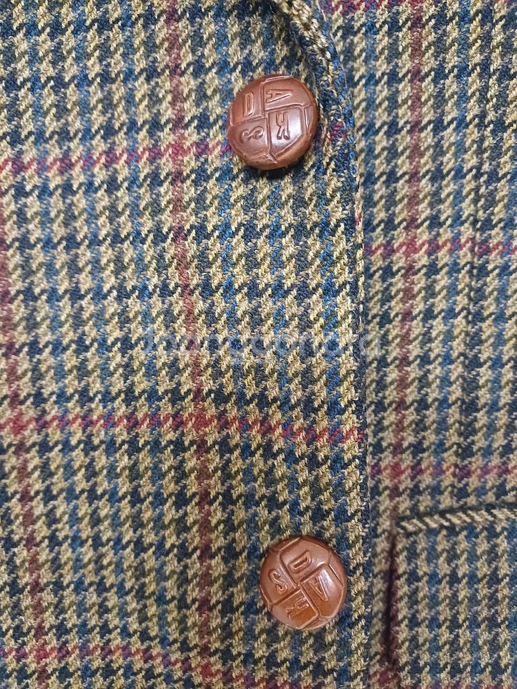 닥스 빈티지 체크 블레이저--2