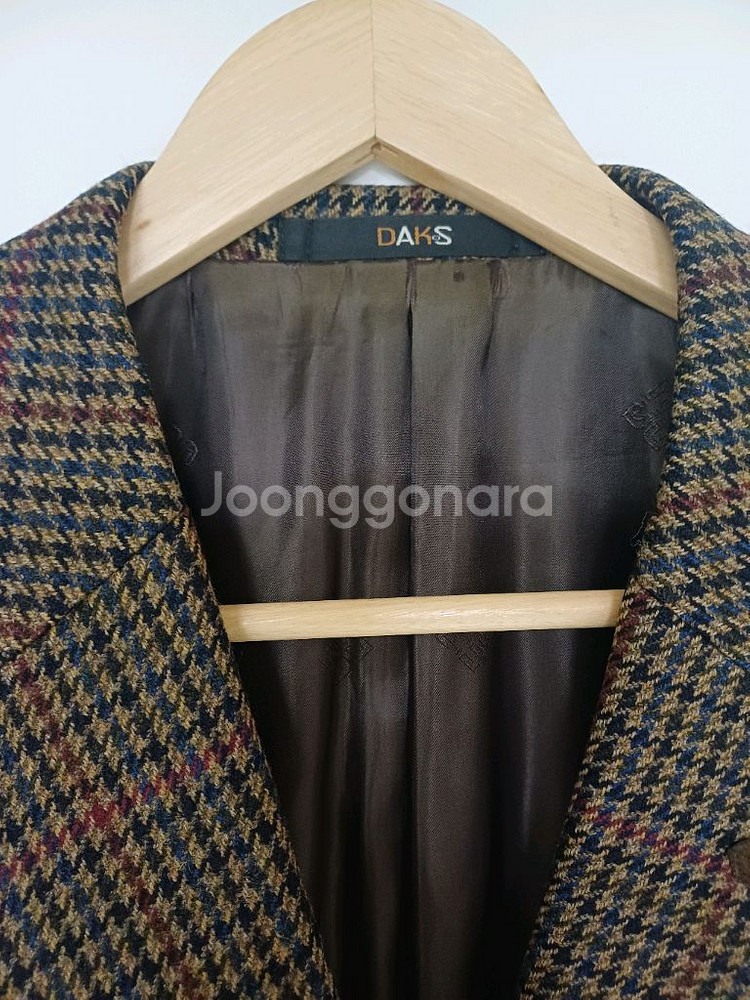 닥스 빈티지 체크 블레이저--1