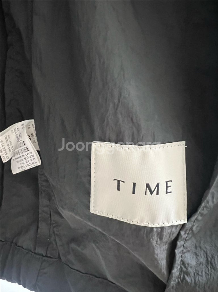 한섬 타임 옴므 나일론 자켓 판매합니다--2