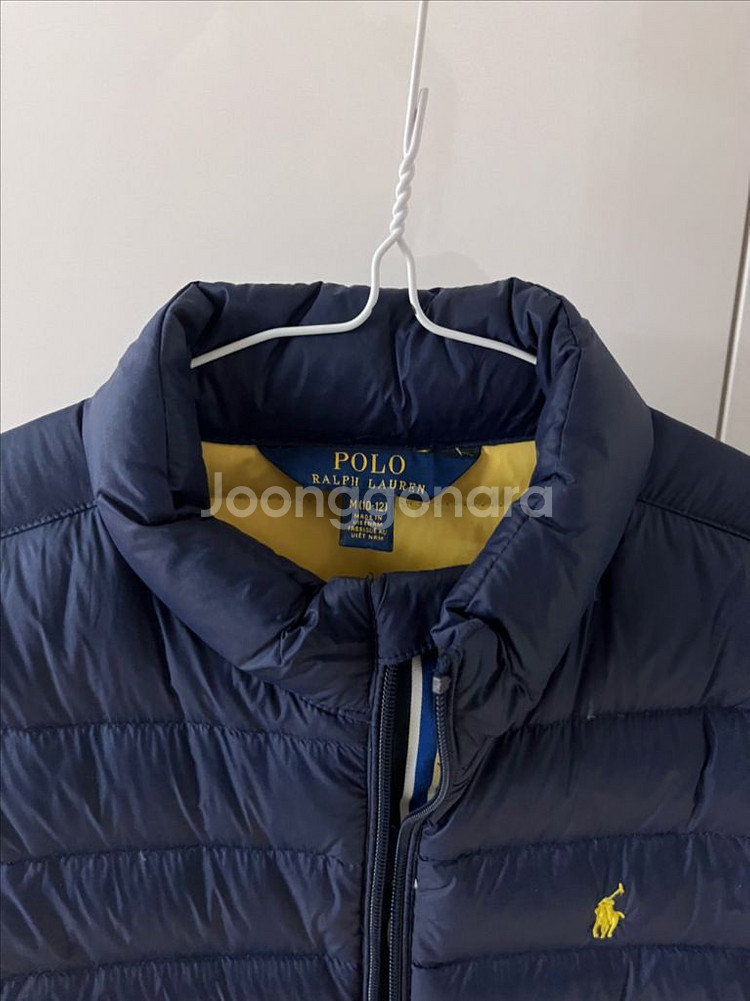 폴로키즈 보이 m(8살부터~) 경량패딩 2번입음--1