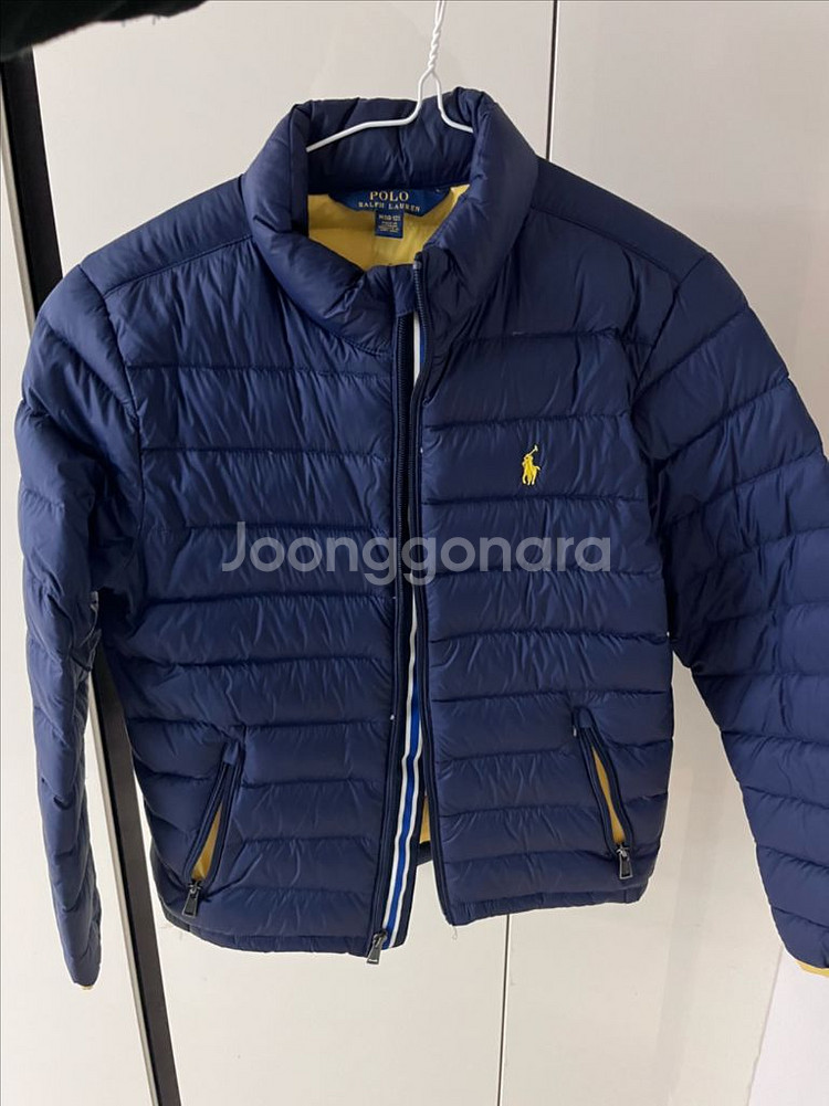 폴로키즈 보이 m(8살부터~) 경량패딩 2번입음--0