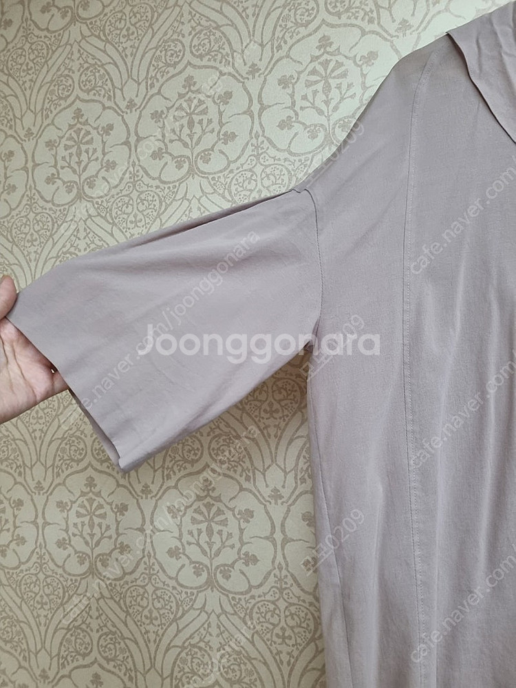 르베이지 블라우스 55.66사이즈--5