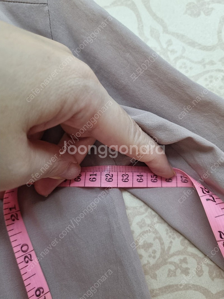 르베이지 블라우스 55.66사이즈--7