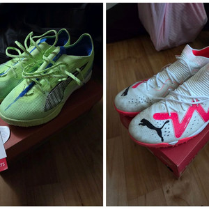 푸마 풋살화 2개 운포 15만원에 판매합니다