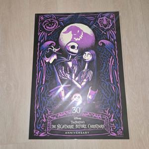 팀 버튼의 크리스마스 악몽 30주년 기념 포스터 CGV