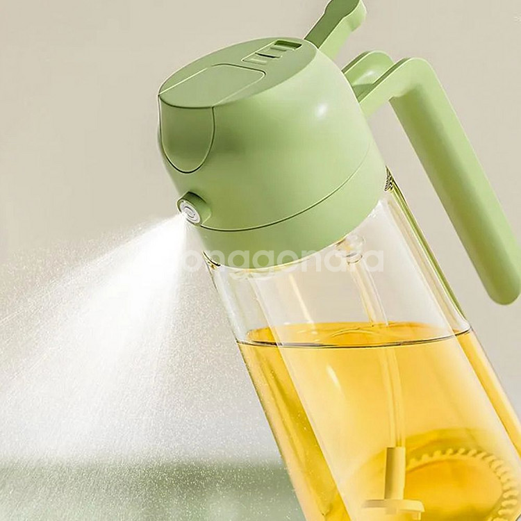 [새제품] 2way 오일 스프레이 병 유리 용기--1