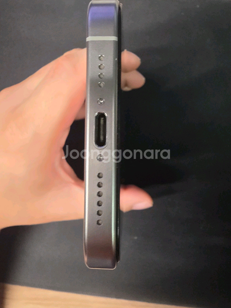 아이폰15프로 맥스256GB 내츄럴 티타늄--3