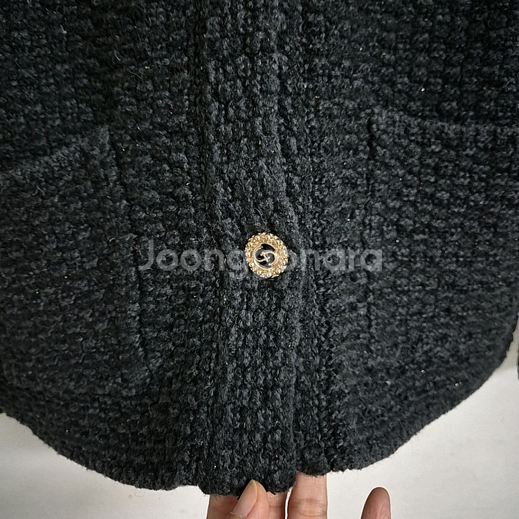 세인트존 트위드 니트 자켓--3